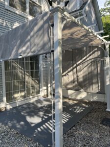 Residential Backyard Pergola Installation