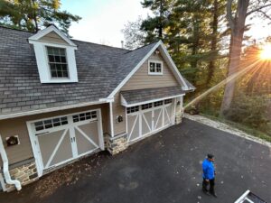 Residential Grey Shingle Roof