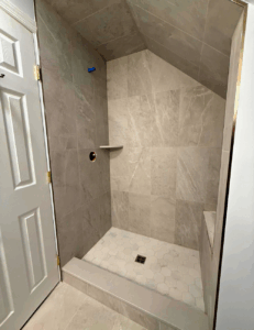 Bathroom Shower Tiling & Hardscaping
