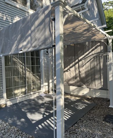Residential Backyard Pergola Installation