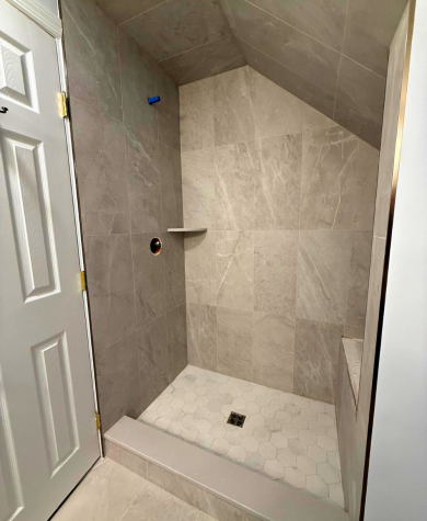 Bathroom Shower Tiling & Hardscaping